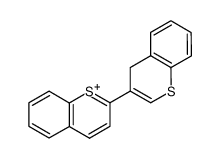 2-<4H-Benzothiopyran-3-yl>-benzothiopyrylium结构式