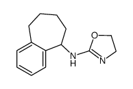 N-(6,7,8,9-tetrahydro-5H-benzo[7]annulen-5-yl)-4,5-dihydro-1,3-oxazol-2-amine结构式