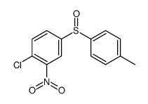 1-chloro-4-(4-methylphenyl)sulfinyl-2-nitrobenzene Structure