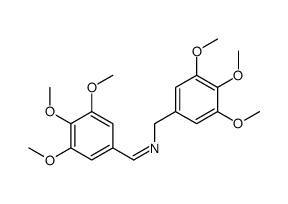 N-(3,4,5-Trimethoxybenzylidine)-3,4,5-trimethoxybenzylamine Structure