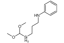 N-[3-(dimethoxymethylsilyl)propyl]aniline Structure