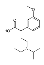 4-(Diisopropylamino)-2-(3-methoxyphenyl)butanoic acid Structure