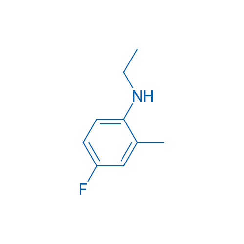 N-Ethyl-4-fluoro-2-methylaniline structure