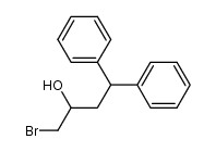 1-bromo-4,4-diphenylbutan-2-ol结构式