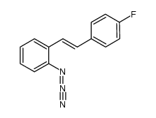 (E)-1-azido-2-(4-fluorostyryl)benzene Structure