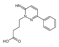 4-(6-imino-3-phenylpyridazin-1-yl)butanoic acid Structure