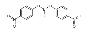 chloro-bis-(4-nitro-phenoxy)-borane Structure