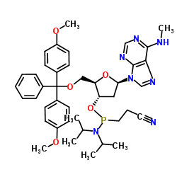 N6-Me-dA 亚磷酰胺单体结构式