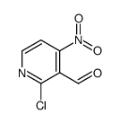 2-chloro-4-nitropyridine-3-carbaldehyde结构式