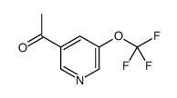 1-[5-(trifluoromethoxy)pyridin-3-yl]ethanone结构式