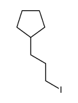 3-iodopropylcyclopentane Structure
