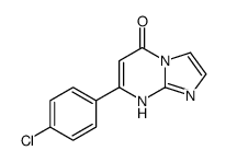 7-(4-chlorophenyl)-8H-imidazo[1,2-a]pyrimidin-5-one Structure