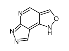 1H-Isoxazolo[3,4-d]pyrazolo[3,4-b]pyridine(9CI)结构式