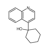 1-(quinolin-4-yl)cyclohexanol结构式