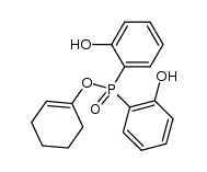 (1-cyclohexenyl)bis(2-hydroxyphenyl)phosphinate结构式