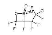 3-(2-Chloro-1,1,2,2-tetrafluoroethyl)-3,4,4-trifluoro-1,2-oxathie tane 2,2-dioxide结构式