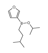 (3-furyl)(3-methylbutyl)(isopropoxy)borane Structure