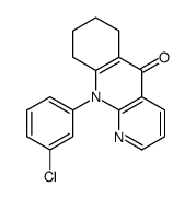 10-(3-chlorophenyl)-6,7,8,9-tetrahydrobenzo[b][1,8]naphthyridin-5-one Structure