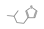 3-(3-methylbutyl)thiophene Structure