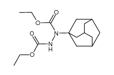 diethyl 1-(adamantan-1-yl)hydrazine-1,2-dicarboxylate结构式