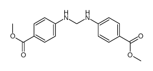 methyl 4-[(4-methoxycarbonylanilino)methylamino]benzoate结构式