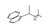 (1-naphthyl)CH(CH3)NH(t-butyl) Structure