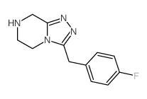 3-(4-氟苄基)-5,6,7,8-四氢-[1,2,4]三唑并[4,3-a]吡嗪图片