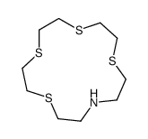 1,4,7,10-Tetrathia-13-azacyclopentadecane Structure