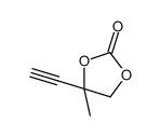 ethynyl-4-methyl-1,3-dioxolan-2-one结构式