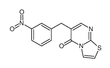 6-[(3-nitrophenyl)methyl]-[1,3]thiazolo[3,2-a]pyrimidin-5-one Structure