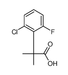 2-(2-Chloro-6-fluorophenyl)-2-methylpropanoic acid结构式