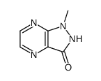 1H-Pyrazolo[3,4-b]pyrazin-3-ol,1-methyl- (6CI) Structure