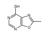 2-methyl-6H-oxazolo[5,4-d]pyrimidine-7-thione结构式
