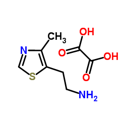 2-(4-Methylthiazol-5-yl)ethanamine compound with 1,2-dihydroperoxyethyne (1:1) structure