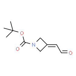 tert-Butyl 3-(2-oxoethylidene)azetidine-1-carboxylate Structure