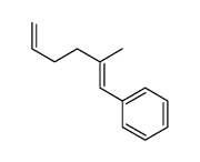 2-methylhexa-1,5-dienylbenzene Structure