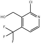 [2-Chloro-4-(trifluoromethyl)pyridin-3-yl]methanol结构式