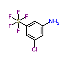 3-Chloro-5-(pentafluorothio)aniline结构式