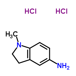 1-Methyl-2,3-dihydro-1H-indol-5-ylamine dihydrochloride structure