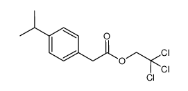 2,2,2-trichloroethyl 2-(4-isopropylphenyl)acetate Structure