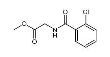 (2-chloro-benzoylamino)-acetic acid methyl ester Structure
