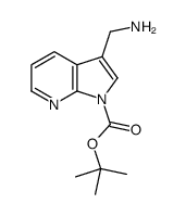 tert-butyl 3-(aminomethyl)pyrrolo[2,3-b]pyridine-1-carboxylate Structure