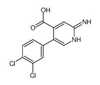 2-amino-5-(3,4-dichlorophenyl)pyridine-4-carboxylic acid Structure