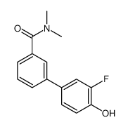 3-(3-fluoro-4-hydroxyphenyl)-N,N-dimethylbenzamide结构式