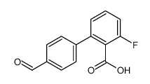 2-fluoro-6-(4-formylphenyl)benzoic acid结构式