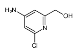 (4-Amino-6-chloro-2-pyridinyl)methanol Structure