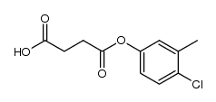 4-Chloro-3-methylphenyl Hydrogen Succinate Structure