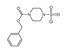 benzyl 4-chlorosulfonylpiperazine-1-carboxylate Structure