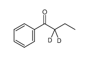 butyro-2,2-d2-phenone Structure