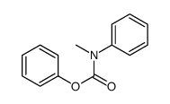N-Methylcarbanilic acid phenyl ester structure